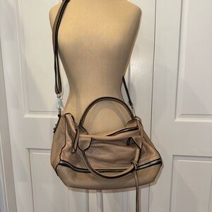Elegant Tan Leather Handbag